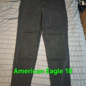 American Eagle Outfitters Women's Charcoal Skinny Jeans